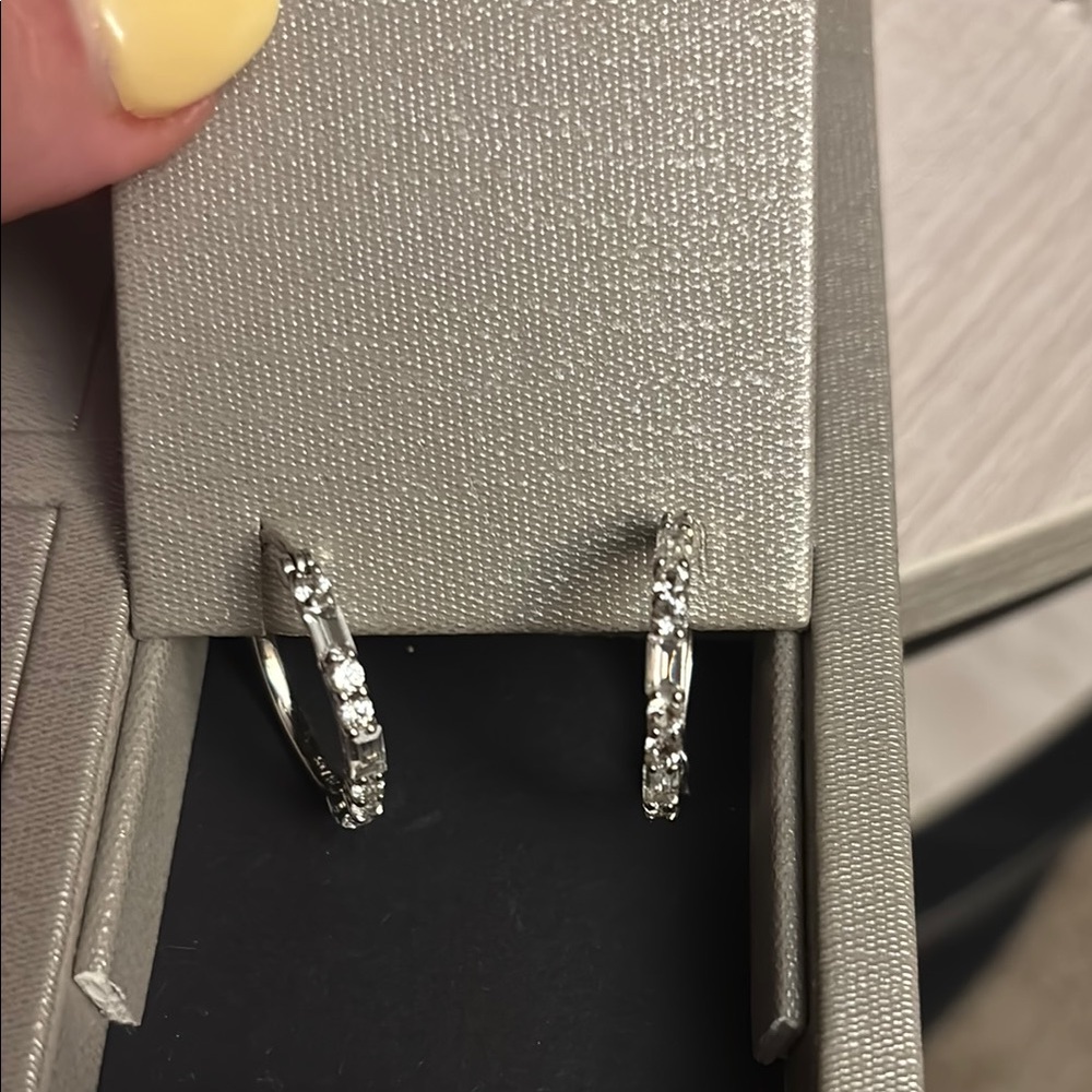 Elegant Silver Hoop Earrings
